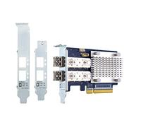 QNAP QXP-32G2FC - Host Bus Adapter - PCIe 3.0 x8 Low Profile - 32Gb Fibre Channel Gen 6 x 2 - with 2 x SFP+ Transceivers (TRX-32GFCSFP-SR)