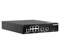 QNAP Switch QSW-M2106R-2S2T | 10 Gigabit, Managed, Rackmount incl. Rack Kit