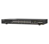 QNAP Switch QSW-M2130-4C2S24T |2X 10GbE SFP+, 4X 10GbE SFP+/RJ45 Combination Ports, 24x 2.5GbE, L2 Managed