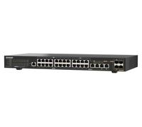 QNAP Switch QSW-M2130P-2C2S26T | 2X 10GbE SFP+, 2X 10GbE, 2X 10GbE SFP+/RJ45 Combination Ports, 24x 2.5GbE, L2 Managed