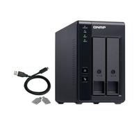 QNAP TR-002 storage drive enclosure HDD/SSD enclosure Black 2.5/3.5"