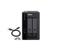 QNAP TR-002 storage drive enclosure HDD/SSD enclosure Black 2.5/3.5"