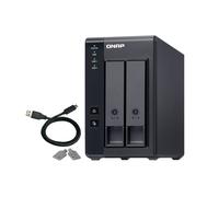 QNAP TR-002 storage drive enclosure HDD/SSD enclosure Black 2.5/3.5"