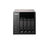 QNAP TR-004 storage drive enclosure HDD/SSD enclosure Black 2.5/3.5"