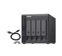 QNAP TR-004 storage drive enclosure HDD/SSD enclosure Black 2.5/3.5"