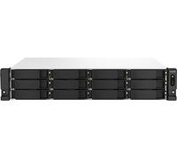 QNAP TS-1264U-RP-8G-US 12 Bay High-Speed Rackmount NAS Intel® Celeron® N5105/N5095 4-Core CPU, 8GB DDR4 Memory and 2.5GbE (2.5G/1G/100M) Network Connectivity (Diskless)