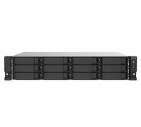 QNAP TS-1273AU-RP-8G NAS/storage server Rack (2U) Ryzen Embedded V1500B 8 GB DDR4 0 TB QNAP QTS Aluminium, Black