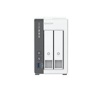 QNAP TS-216G-US - The Most Affordable 2-Bay 2.5GbE Desktop NAS, Equipped with ARM Cortex-A55 Quad-Core CPU, Built-in NPU and 4GB DDR4 RAM (Diskless)