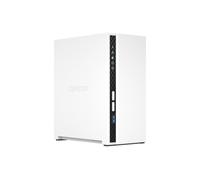 QNAP TS-233 NAS/storage server Tower ARM Cortex-A55 2 GB 0 TB QNAP QTS White