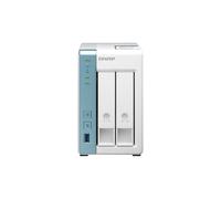 QNAP TS-233, 2-Bay NAS, ARM Cortex-A55 quad-core 2 GHz processor, built-in 2 GB RAM