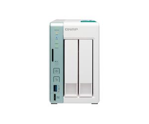 QNAP TS-251A NAS Tower Ethernet LAN Green. White N3060