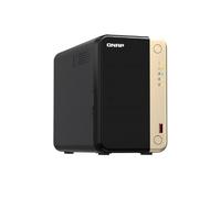 QNAP TS-264 NAS Tower Intel® Celeron® N5095 8 GB 0 TB QNAP QTS Black, Gold
