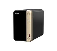 QNAP TS-264-8G-US 2 Bay High-Performance Desktop NAS with Intel Celeron Quad-core Processor, M.2 PCIe Slots and Dual 2.5GbE (2.5G/1G/100M) Network Connectivity (Diskless)
