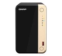 QNAP TS-264 NAS Tower Intel Celeron N5095 8 GB 8 TB HDD QNAP Turbo System Black Gold