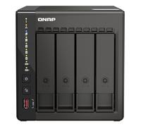 QNAP TS-453E NAS Tower Intel® Celeron® J6412 8 GB 32 TB HDD QNAP QTS Black