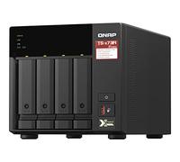 QNAP TS-473A NAS Tower Ryzen Embedded V1500B 8 GB DDR4 0 TB QNAP Turbo System Black