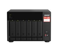 QNAP TS-673A NAS Tower Ryzen Embedded V1500B 8 GB DDR4 0 TB QNAP Turbo System Black