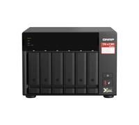 QNAP TS-673A NAS Tower Ryzen Embedded V1500B 8 GB DDR4 0 TB QNAP Turbo System Black