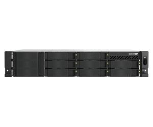 QNAP TS-855EU-RP NAS Rack (2U) Intel Atom® C5125 8 GB DDR4 0 TB QuTS hero Black