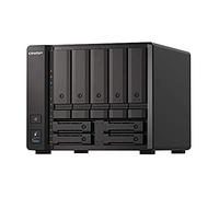 QNAP TS-H973AX NAS Tower Ryzen Embedded V1500B 8 GB DDR4 0 TB QuTS hero Black