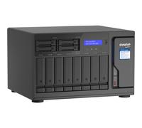 QNAP TVS-h1288X-W1250-16G 12 Bay NAS - Intel Xeon W-1250 CPU, 16GB DDR4 ECC RAM, 12 bay (8 x 3.5” & 4 x 2.5”), 2 x M.2 22110/2280 NVMe, 2 x 10GbE, 4 x 2.5GbE