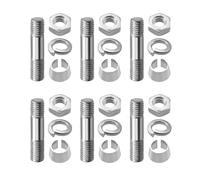 Qnbes 6 Set 90116-08325 Hub Stud Bolts Fit for Toyota 4Runner 1984-1995 Land Cruiser 1975-1997 Pickup 1979-1995 T100 1993-1998 Van 1986-1989, Replace 90116-08325K 90116 08325 901108325