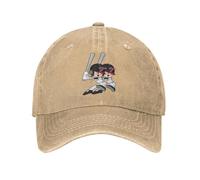 QNBUFOY Washed Cotton Baseball Cap Twins Seoul Baseball Summer y2k Cute Hip Hop Hats Unisex Men Print Hunting Camping Sunscreen Snapback Cap Gift