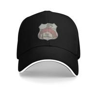 QNBUFOY Washed Cotton MGK Lost Americana Rapper Baseball Cap Men Adult Design Trucker Hat Summer Classic Hunting Camping Adjustable Baseball Caps Gift
