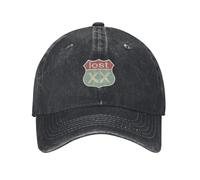 QNBUFOY Washed Cotton MGK Lost Americana Rapper Casual Baseball Cap for Women Men Summer Tennis Skate Hip Hop Hats Streetwear Baseball Caps Gift