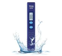 QNCIGER TDS Meter, Digital Water Quality Tester with Automatic Temperature Compensation (ATC), 0-9990 ppm Range, for Drinking Water, Tap Water, Aquariums, Water Filters (Blue)