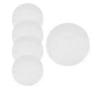 Qndanoan 5 Pcs Silicone Steamer Mesh Mats, Reusable Non-Stick Round Steamer Pad, Steamed Buns Baking Pastry Mat, 40cm in Diameter