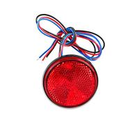 QNDRZHGDT 12V Auto Motorcycle Round Tail LightsTurn Singal Light LED ReflectorsTruck Side Marker Lights 24SMD Accessories Parts Indicators