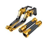 QNDRZHGDT for Ho&nda CB500F 2013-2022 Motorcycle CNC Folding Brake Clutch Lever Handbrake Handlebar Grip Handle Hand Grips Motorcycle Parts Brakes Levers