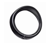 QNDRZHGDT Motorcycle 7" Motor H4 LED Headlight Trim Ring Bezel Visor 4.5" Fog Lamp Trim Ring Bezels For Ha&rley Touring Street Glide FLH Headlights Guard Covers