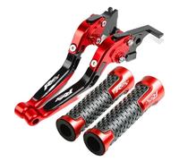 QNDRZHGDT Motorcycle CNC Accessories Handle Grips Ends for Ya&maha R6S Canada Version 2007 2008 2009 Folding Extendable Brake Clutch Levers Brakes Levers