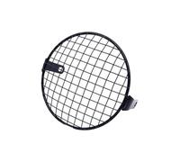 QNDRZHGDT Universal 7" Motorcycle Side Mount Headlight Cover Round Net Mesh Protector Guard For Ho&nda CB For Ya&maha For Ha&rley Headlights Guard Covers