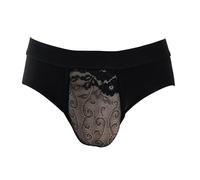 QNDUGJFER Hiding Gaff Panties Briefs for Transgender Underwear Feminizing Camel Toe Shaping Butt Lifter with Detachable Pads(Black,M)