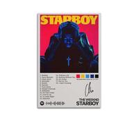 QNEKHLVP Starboy The WeekndAlbum Cover Poster Music Poster Canvas Wall Art Poster Bedroom Decor Teen House Decor Art08x12inch(20x30cm) Unframe-style-6