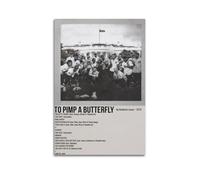 QNEKHLVP To Pimp A Butterfly Kendrick LamarAlbum Cover Poster Music Poster Canvas Wall Art Poster Bedroom Decor Teen House Decor Art16x24inch(40x60cm) Unframe-style-1