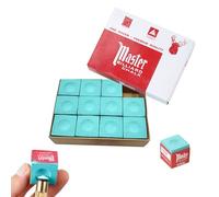 Qneneam 12 Pieces Snooker Chalk, Pool Chalks, Snooker Cues Chalk, Pool Cue Chalk, Pool Cue Billiard Chalk, Cue Chalk, Premium Billiard Chalk for Pool, Snooker, and Billiards (Green)