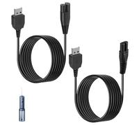 Qneneam 2 Pcs Water Flosser Charger, Charging Cable Compatible with Waterpik Pecham One Blade, Replacement USB Charging for Cordless Water Flossers, Portable Charger for Oral Health Devices