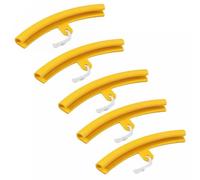 QngeNet 5PCS Motorcycle Tire Rim Protectors Guard Car Tyre Wheel Protection Tools Wheel Changing Rim Edge Savers Accessory 20CM Yellow