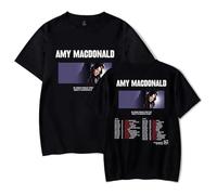 QNMGUN Amy Macdonald is This What You've Been Waiting for T-Shirt, Short Sleeve Tops Tee for Women Men,Black,XXL