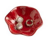 QNMUSUNC Ceramic Ring Dish, Jewelry Trinket Tray for Rings and Earrings | Keeps rings, earrings and other small jewelry in one easy-to-find place on a nightstand, vanity or bathroom counter.