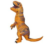 QNRMS T Rex Inflatable Dinosaur Costume Adult Fancy Dinosaur Suit Blow up Trex Full Body Dino Costume