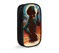 QNSZWDGE Cowboy Bebop Anime Black Pencil Case