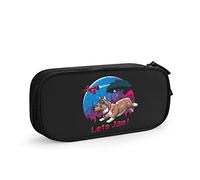 QNSZWDGE Cowboy Bebop Edward and EIN Black Pencil Case
