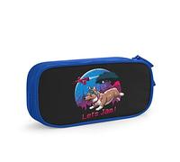 QNSZWDGE Cowboy Bebop Edward and EIN Blue Pencil Case