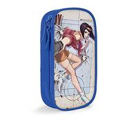 QNSZWDGE Cowboy Bebop Faye Valentine Pencil Case Custom Print Blue