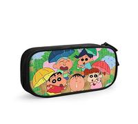 QNSZWDGE Crayon Shin Chan Pencil Case D Custom Print Black